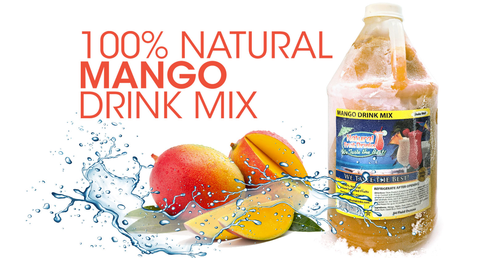 100% Natural Mango Drink Mix