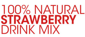 100% Natural Strawberry Drink Mix