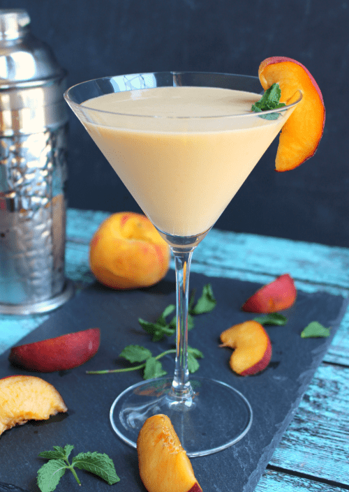 duraznos y crema