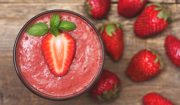 Frozen Strawberry Mocktail
