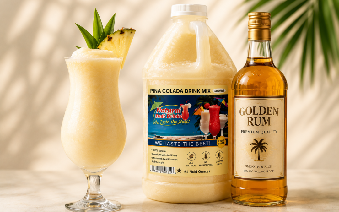 Frozen Golden Piña Colada